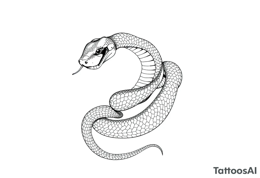 snake tattoo idea