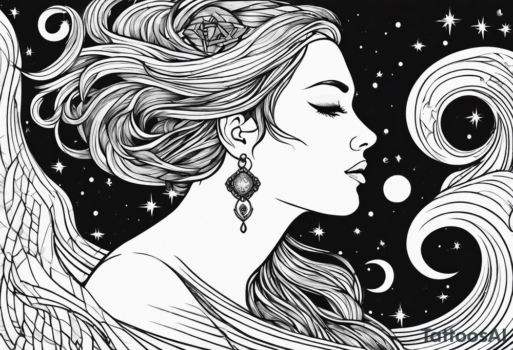 Aquarius sign tattoo idea