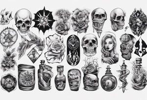 UNDERGROUND THEME TATTOO SLEEEVE tattoo idea