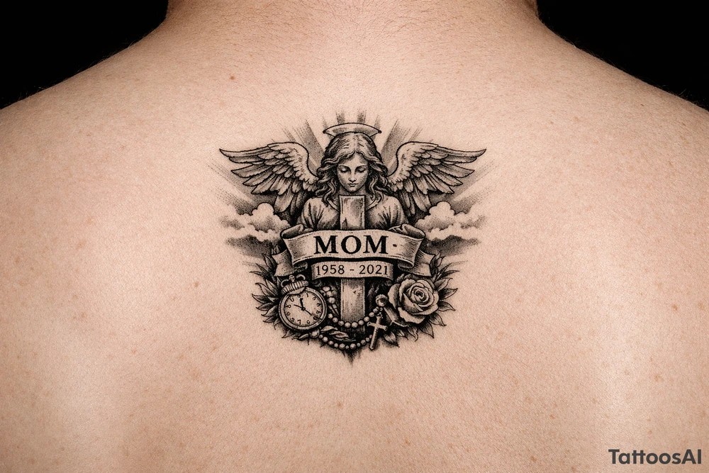 a tattoe for my mom there is dead tattoo idea
