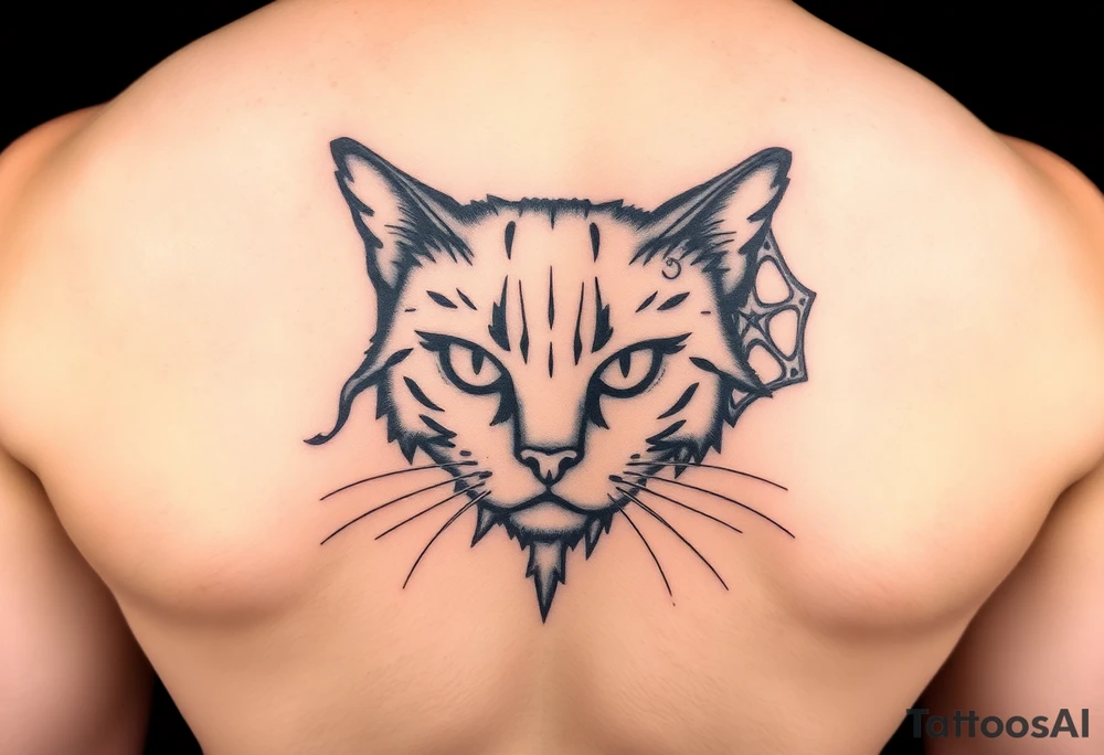 Black Cat tattoo idea