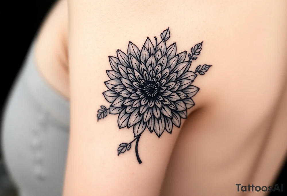 chrysanthemum tattoo tattoo idea