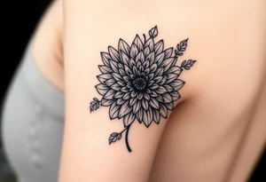 chrysanthemum tattoo tattoo idea