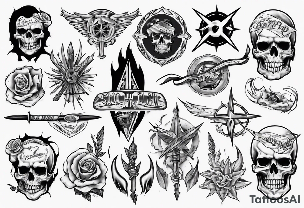 southern california bands tattoo idea