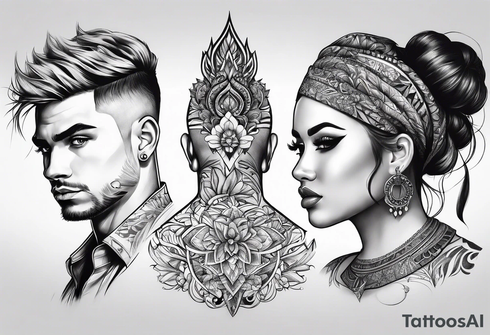 Names tattoo idea