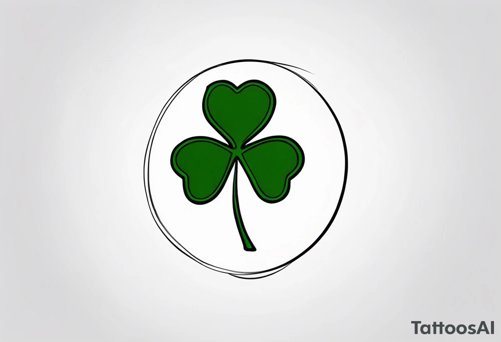 Shamrock tattoo idea