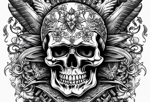 Weld,skulls,flames,sparks,power tools tattoo idea
