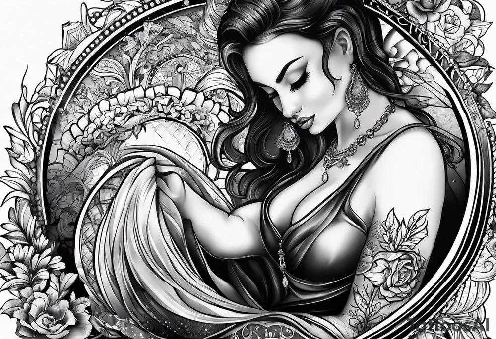 Writing "Be comfortable with being uncomfortable" tattoo idea