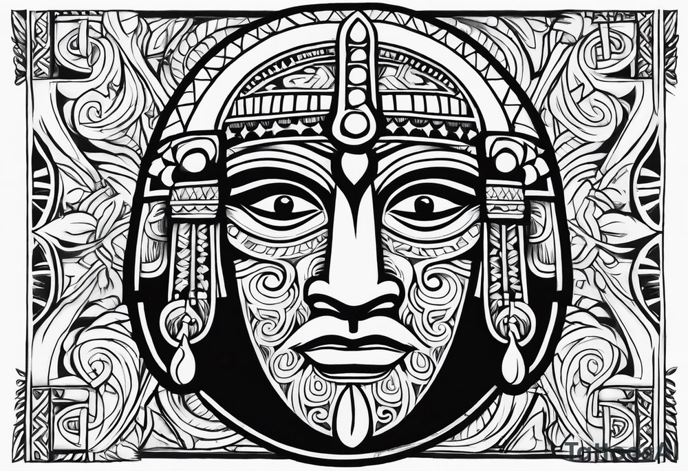 Taino Puerto Rico symbol tattoo idea