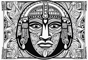 Taino Puerto Rico symbol tattoo idea