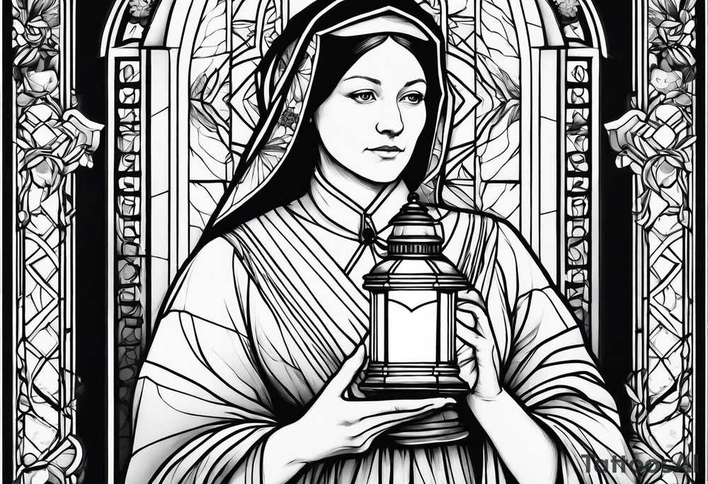 Lady with the Lamp Florence nightingale tattoo idea