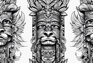 Totem pole tattoo idea