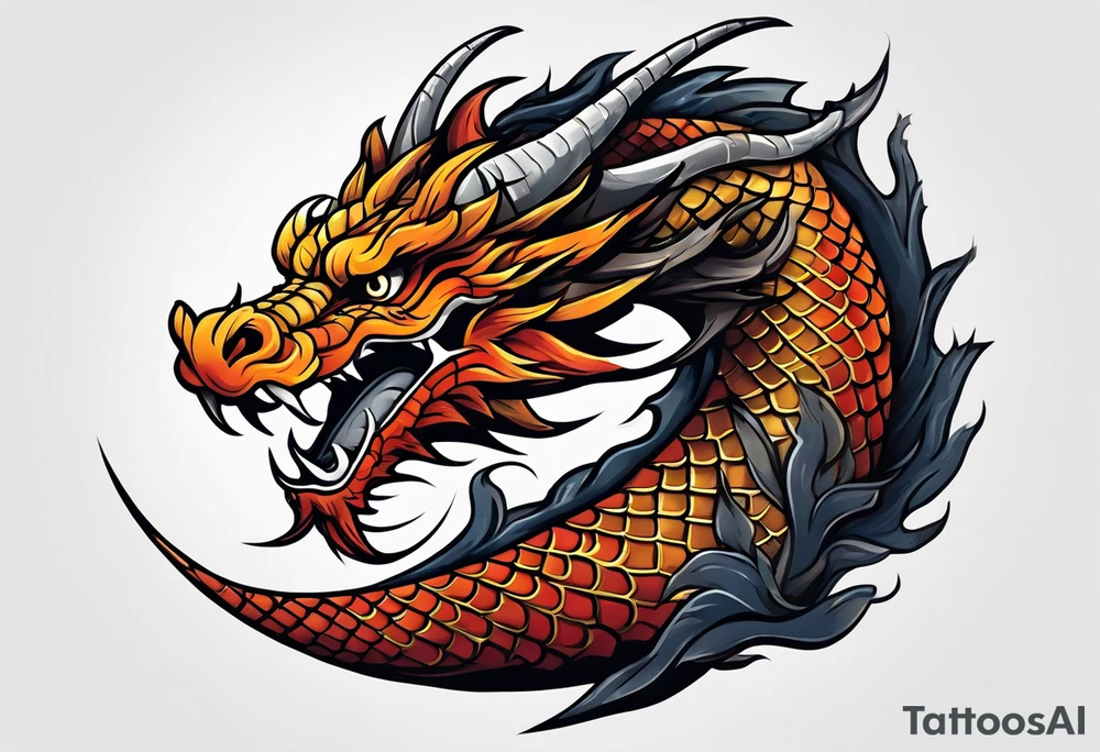 Dragon tattoo idea