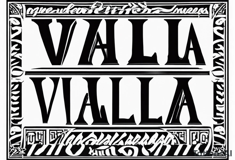 Valhalla steps tattoo idea