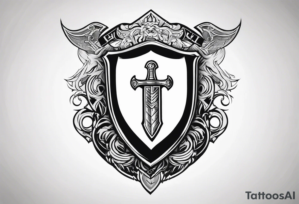 Valhalla
shield sword tattoo idea