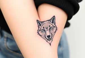 Wolf tattoo idea