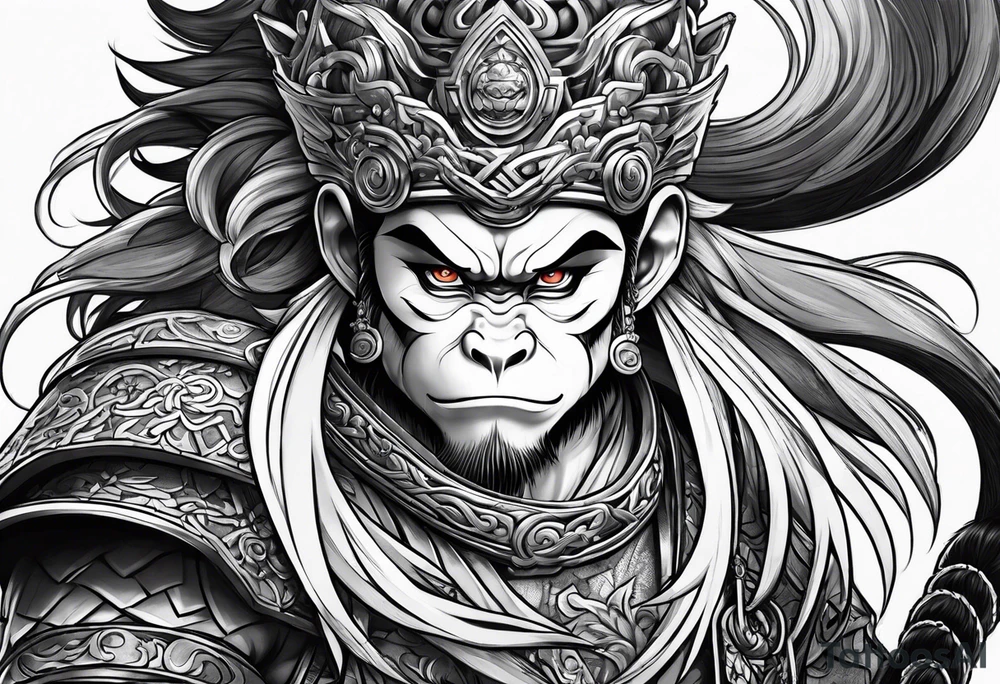 Monkey king tattoo idea