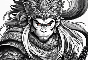 Monkey king tattoo idea
