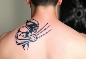 Marvels Wolverine fighting the incredible hulk tattoo idea