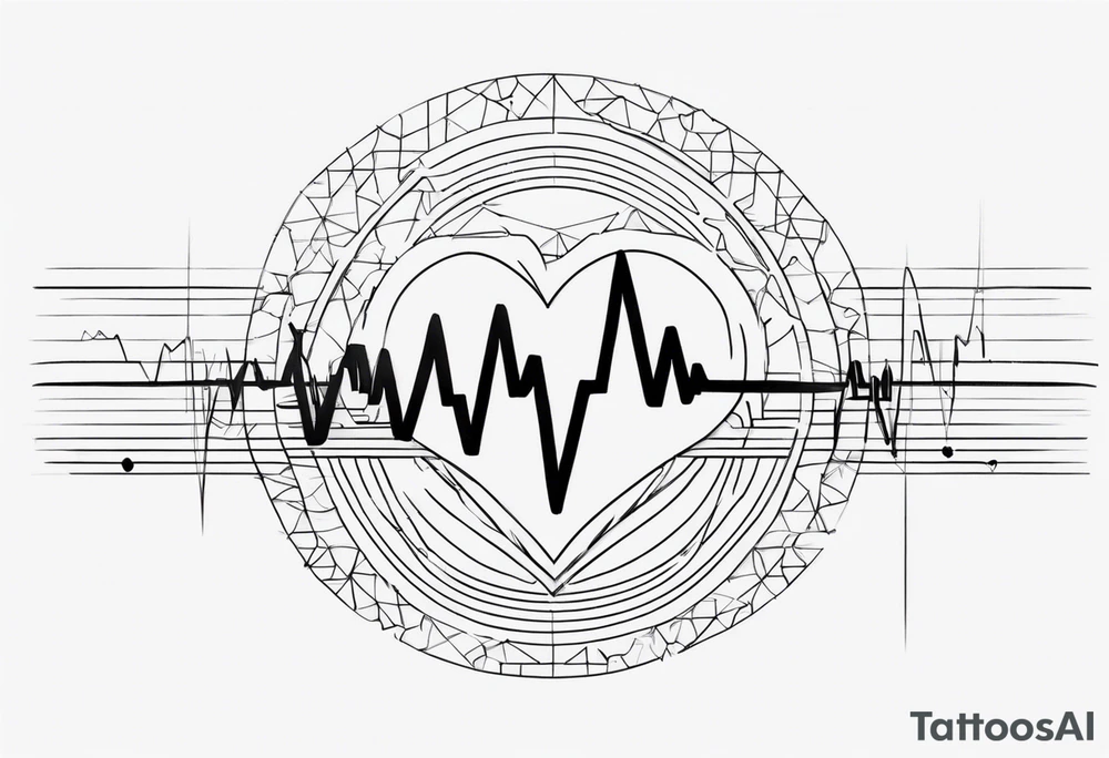 Heartbeat Line tattoo idea