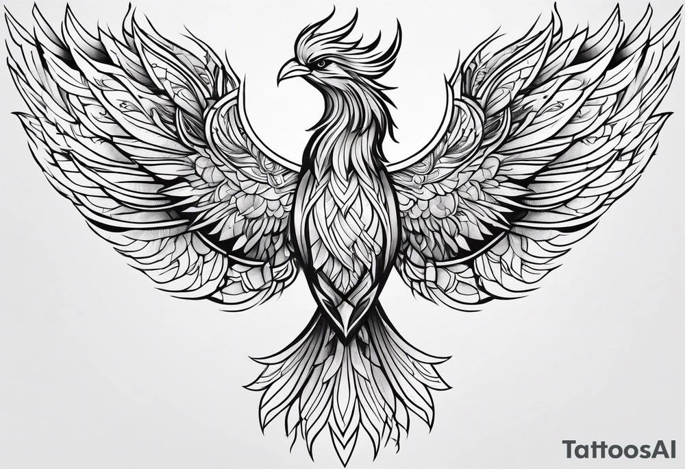 Phoenix tattoo idea