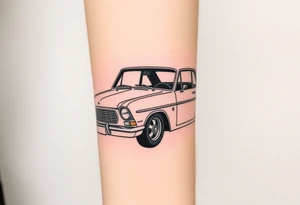 Lowered holden commodore tattoo idea