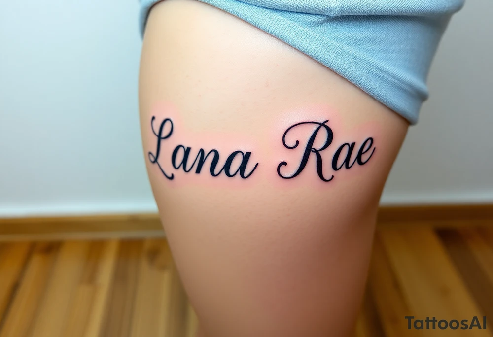 Lana Rae tattoo idea