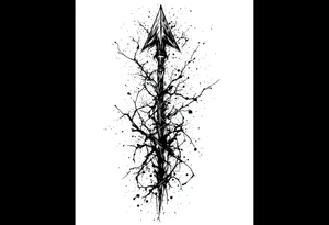 arrow that stands down tattoo idea