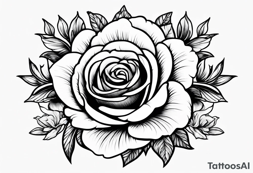 without flowers tattoo idea