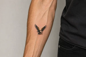 soaring eagle tattoo idea