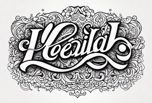 Leilah tattoo idea