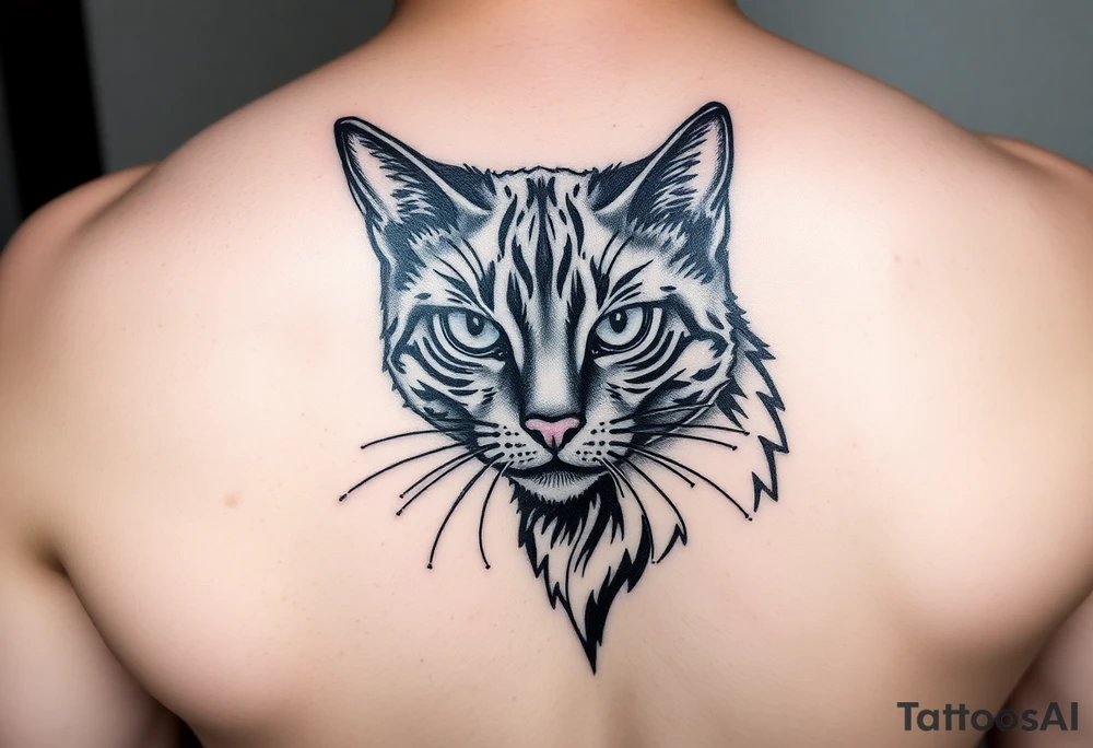 Black Cat tattoo idea