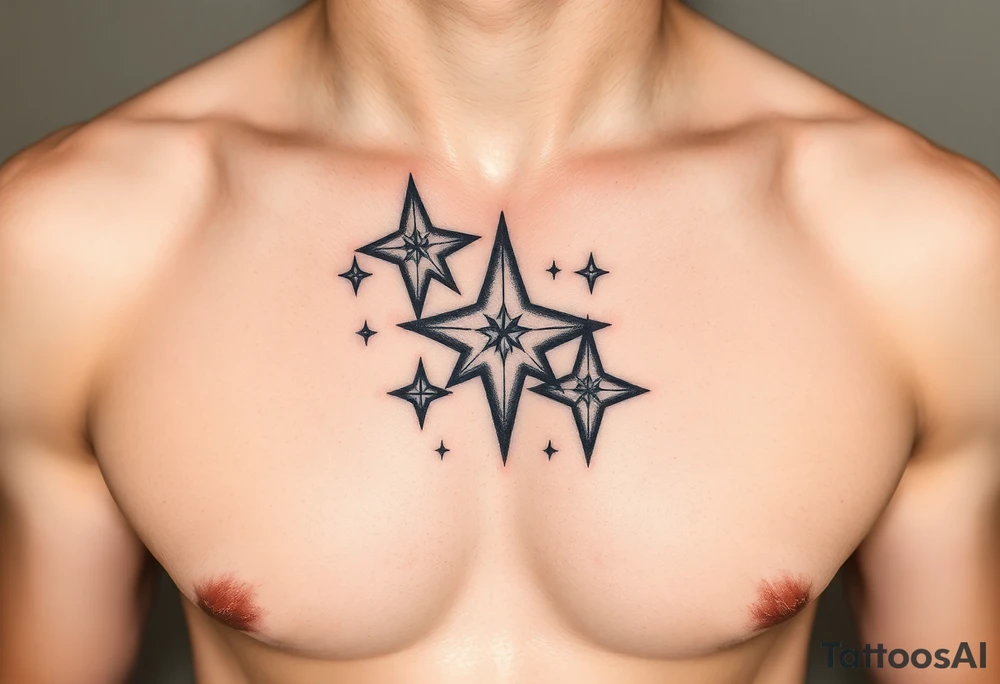 Stars tattoo idea