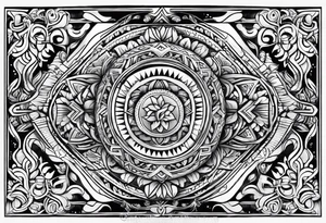 Tongan art tattoo idea