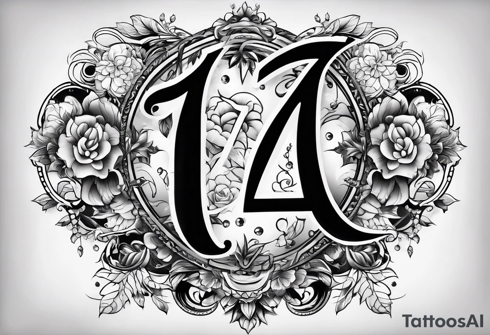 lucky number 7 tattoo idea