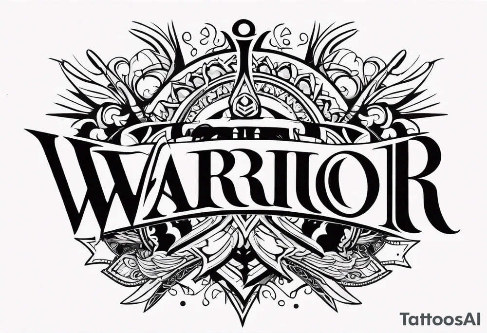 Warrior tattoo idea