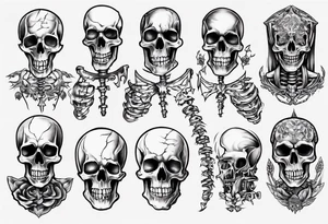 Eld skeleton tattoo idea