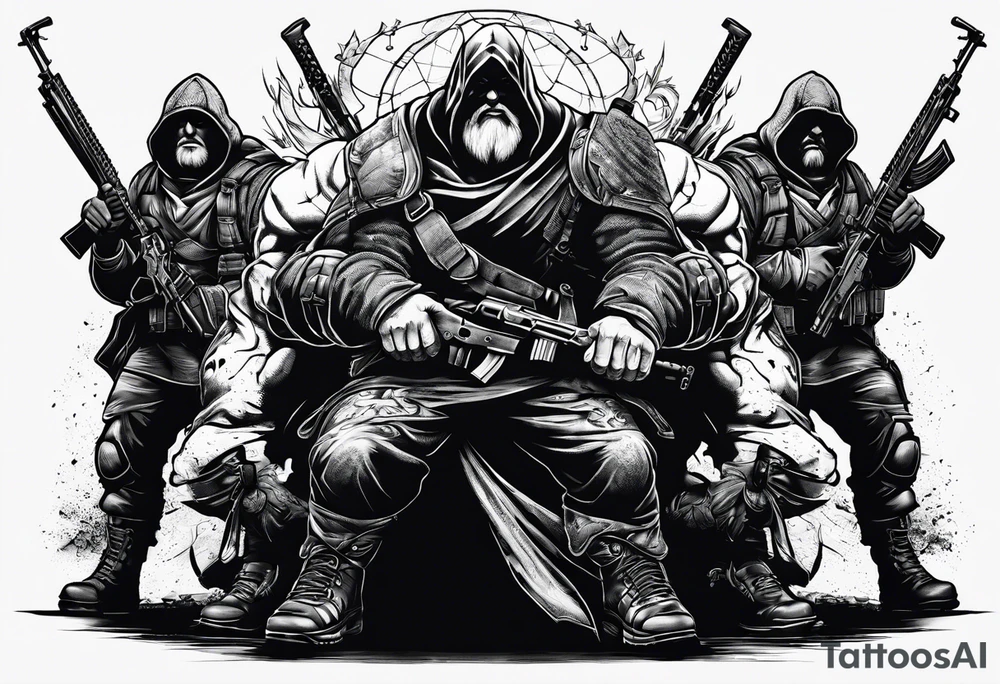 Rucking, brotherhood, shadows, fitness, GrowRuck tattoo idea