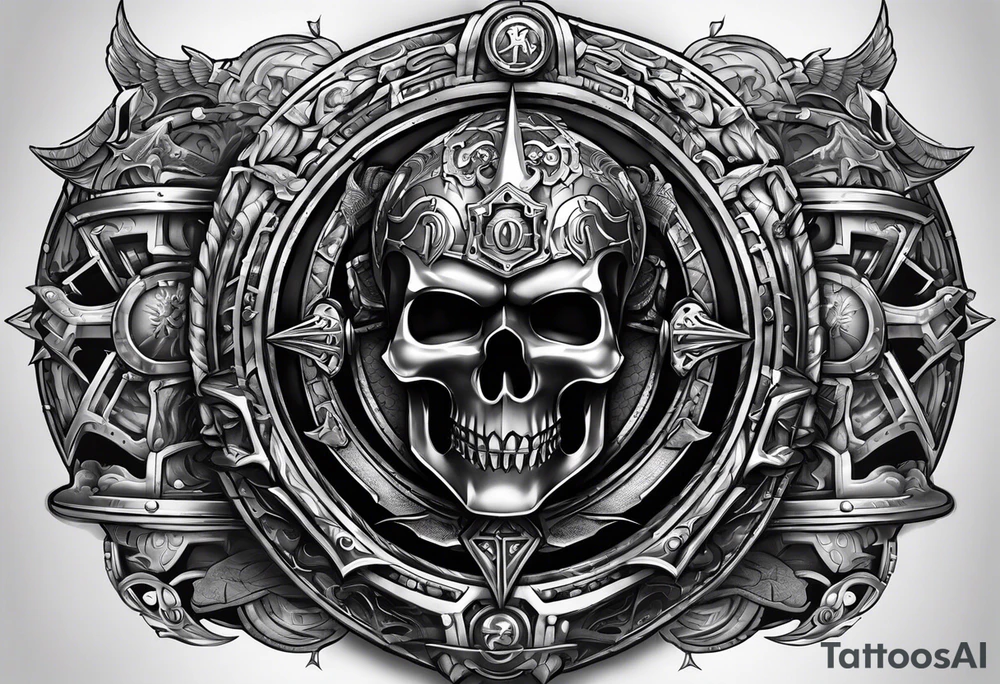 Warhammer inquisitorial seal tattoo idea