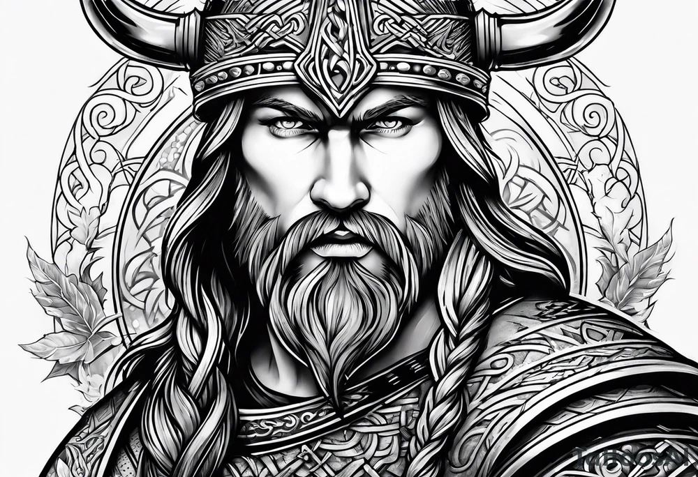 Viking sleeve tattoo idea