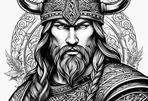 Viking sleeve tattoo idea