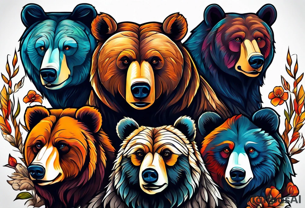 Bear Family tattoo idea
