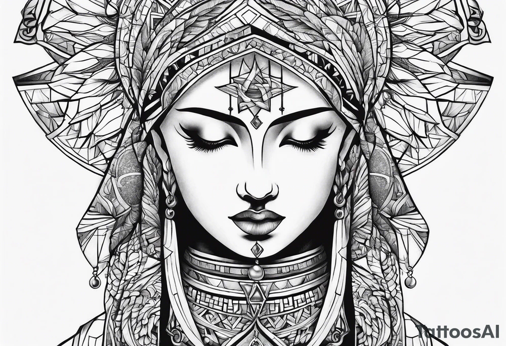A religion themed shoulder tattoo to suit my forearm tattoo tattoo idea