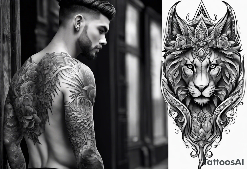 Full sleeve tattoo idea