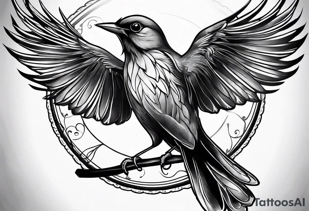 nightingale tattoo idea