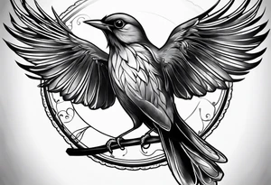 nightingale tattoo idea