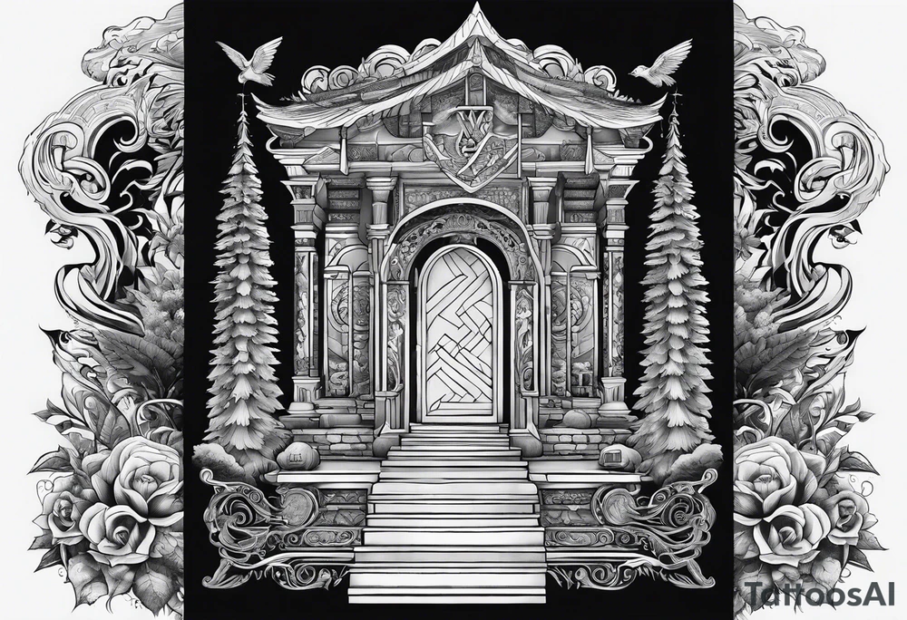 Valhalla steps path tattoo idea