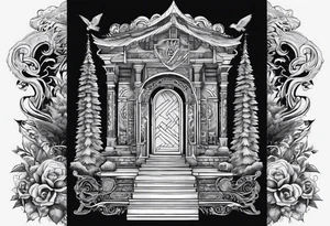 Valhalla steps path tattoo idea