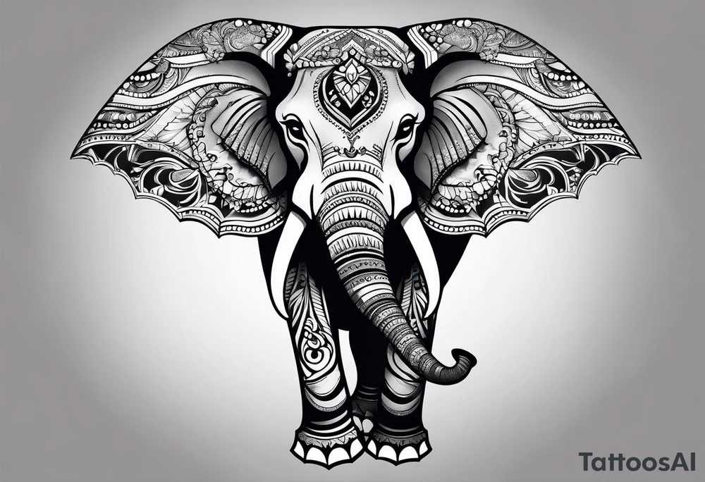 Elephant tattoo idea