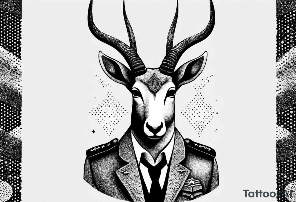 officer capricorn tattoo idea